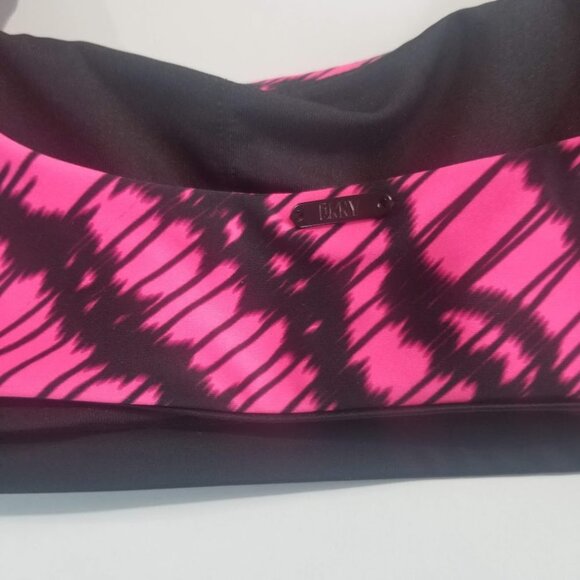 DKNY  Printed Square Neck Bikini Top Size Large - Picture 7 of 9